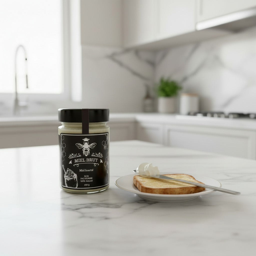 Pot de miel crémeux Mielbrut