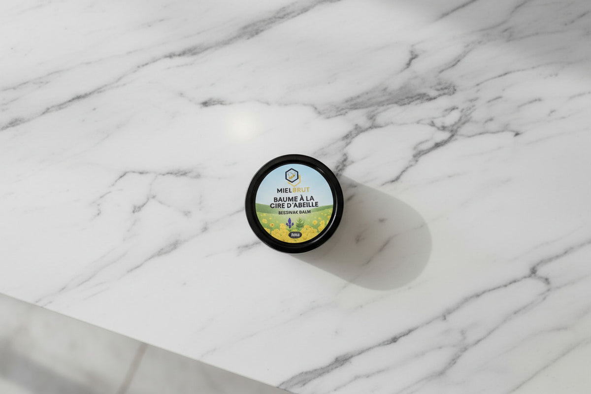 Baume naturel à la cire d'abeille et au miel Mielbrut