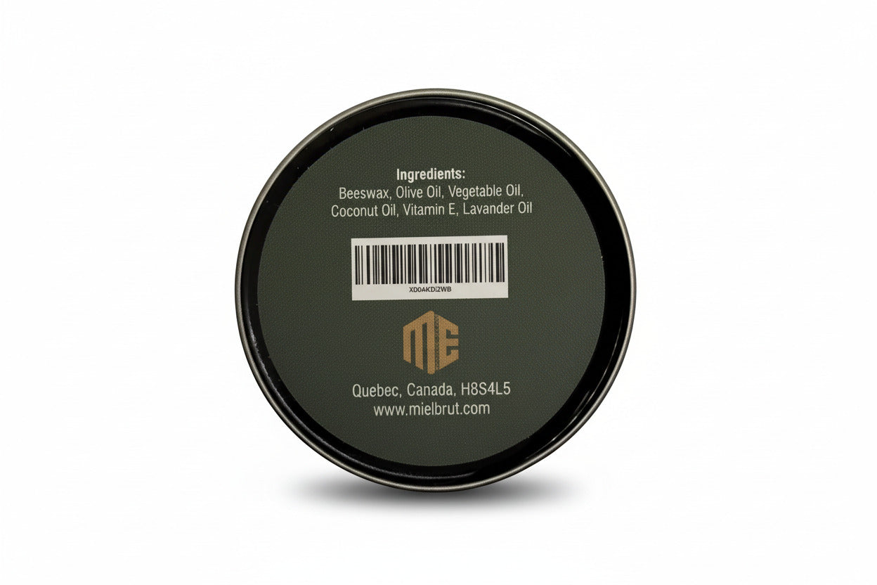 Baume à la cire d'abeille parfumé à la lavande - baume à lèvres et onguent pour les mains, hydratant pour la peau