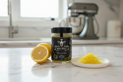 Miel Crémeux au Citron — Miel Brut du Québec & Citron Naturel | Mielbrut