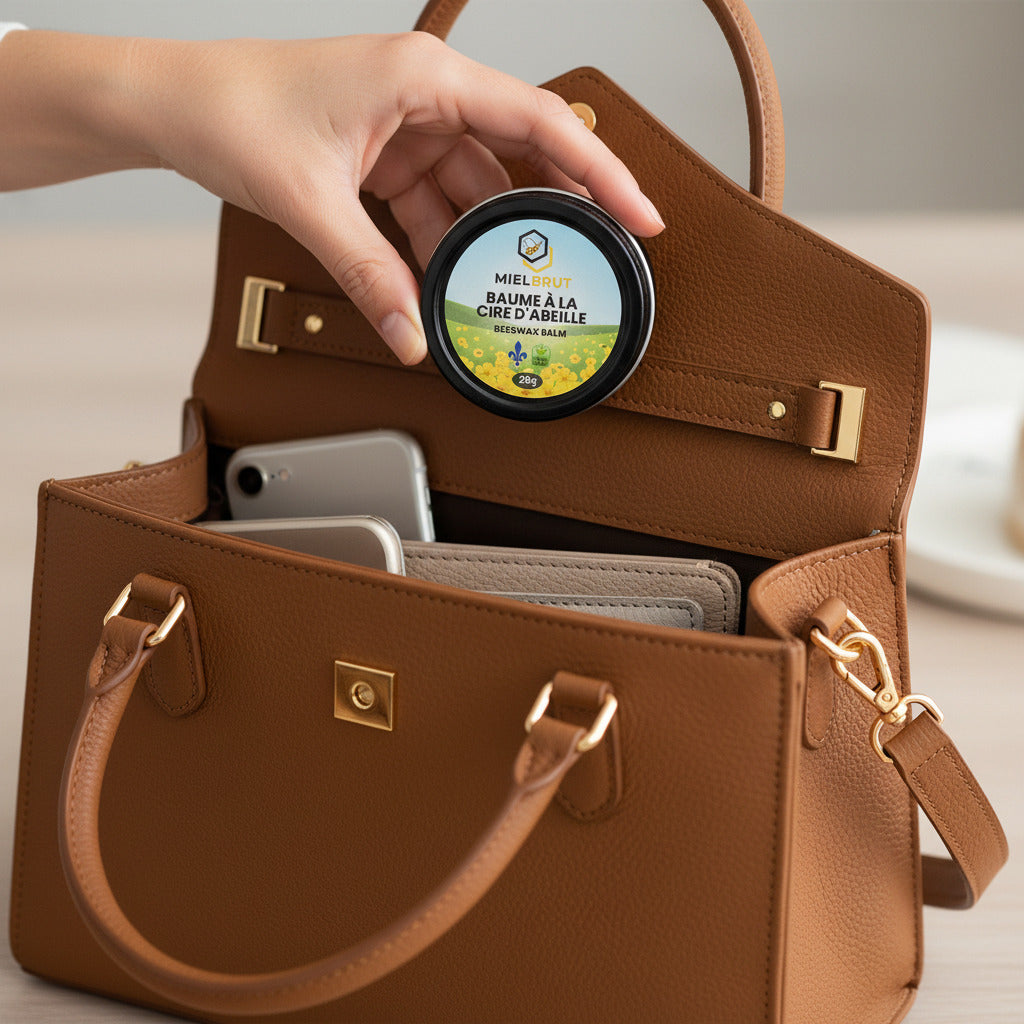 Baume de cire d'abeille: Hydratant pour les lèvres, les mains et la peau